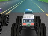 flash игра 3D Police Monster Trucks
