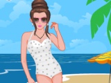 Flash игра Beach Girl Dress Up