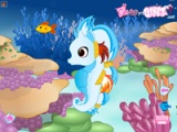flash игра Cute seahorse