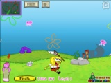 flash игра Spongebob & jelly fish