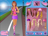 flash игра Barbie goes Jogging