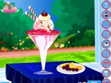 Ice cream sundae decoration