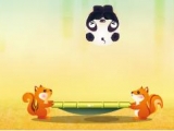 flash игра Panda Fruit Bounce