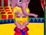 flash игра Circus Elephant Dress Up