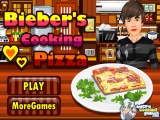 flash игра Bieber's Cooking Pizza