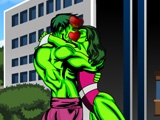 flash игра Hulk Kissing