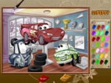 flash игра Cars Online Coloring Game