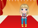 flash игра Miley Cyrus Baby Dress Up Game