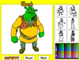 Shrek Online Coloring Game