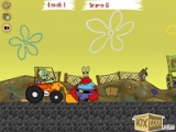 flash игра Squidward tractor