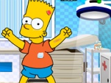 flash игра Bart Simpson at the doctor