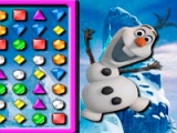 flash игра Frozen Olaf Bejeweled