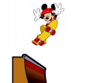 flash игра Mickey on a skateboard