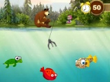 flash игра Masha and  Bear: Fishing