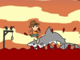flash игра Shark rodeo