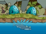 flash игра Prehistoric shark