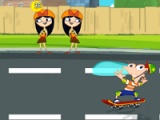 flash игра Phineas and Ferb: Super skateboard