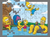 flash игра Simpsons: Puzzle