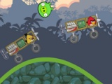 flash игра Angry birds: Crazy racing