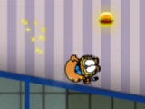 flash игра Garfield eats hamburgers