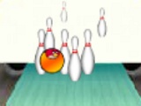 flash игра Angry birds. Bowling