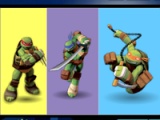Ninja turtles. Colours memory