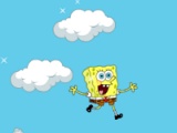 flash игра SpongeBob. Clouds