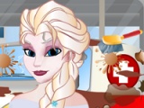 flash игра Elsa. Ambulance washing