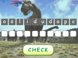 flash игра Dinosaurs: word scramble