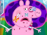 flash игра Peppa Pig injured