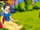 Princess Snow White. Lazy