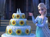 flash игра Frozen fever. Cake