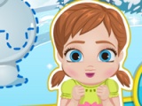 flash игра Baby Anna. Frostbites