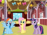 flash игра Party at Fynsy's. Celebrating with ponies