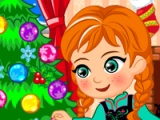 flash игра Princess Anna. Christmas slacking