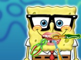 flash игра Spongebob. Dentist visit