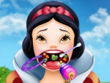 flash игра Snow White. Throat doctor