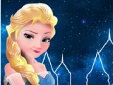 flash игра Elsa builds the frozen castle
