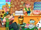 flash игра Frozen princess bakery