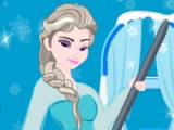 flash игра Frozen Elsa. Room cleaning time