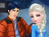 flash игра Elsa and Ken kissing